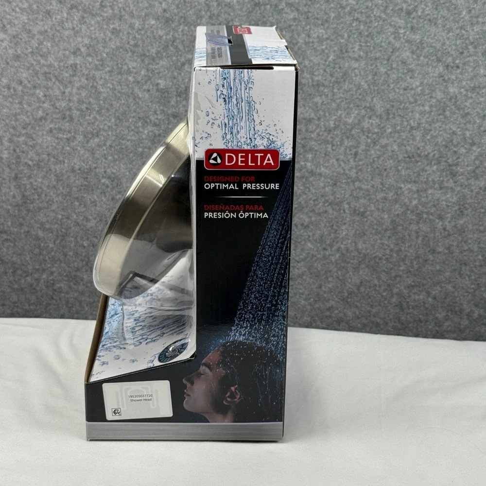 Delta 75444SN 4-Spray Brushed Nickel Shower‎ Head with SpotShield Technology